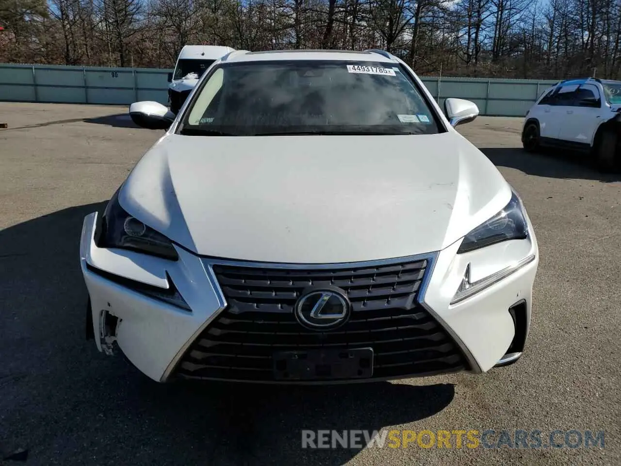 5 fotografías del automóvil dañado JTJGARDZ3L2218206 LEXUS NX 2020