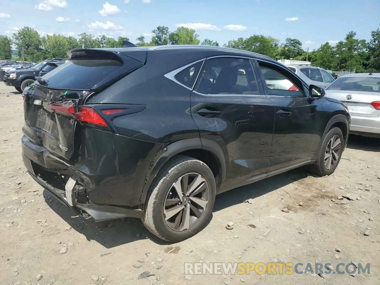 3 fotografías del automóvil dañado JTJGARDZ4L5015713 LEXUS NX 2020