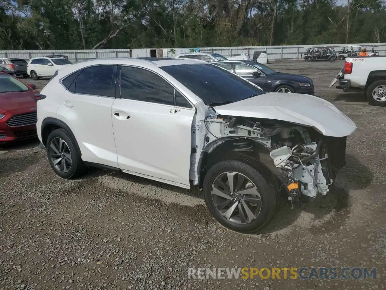 4 fotografías del automóvil dañado JTJGARDZ7L5015558 LEXUS NX 2020