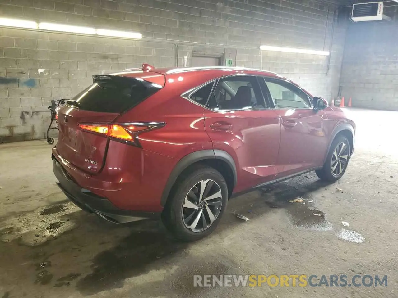 3 fotografías del automóvil dañado JTJGARDZ7L5018167 LEXUS NX 2020