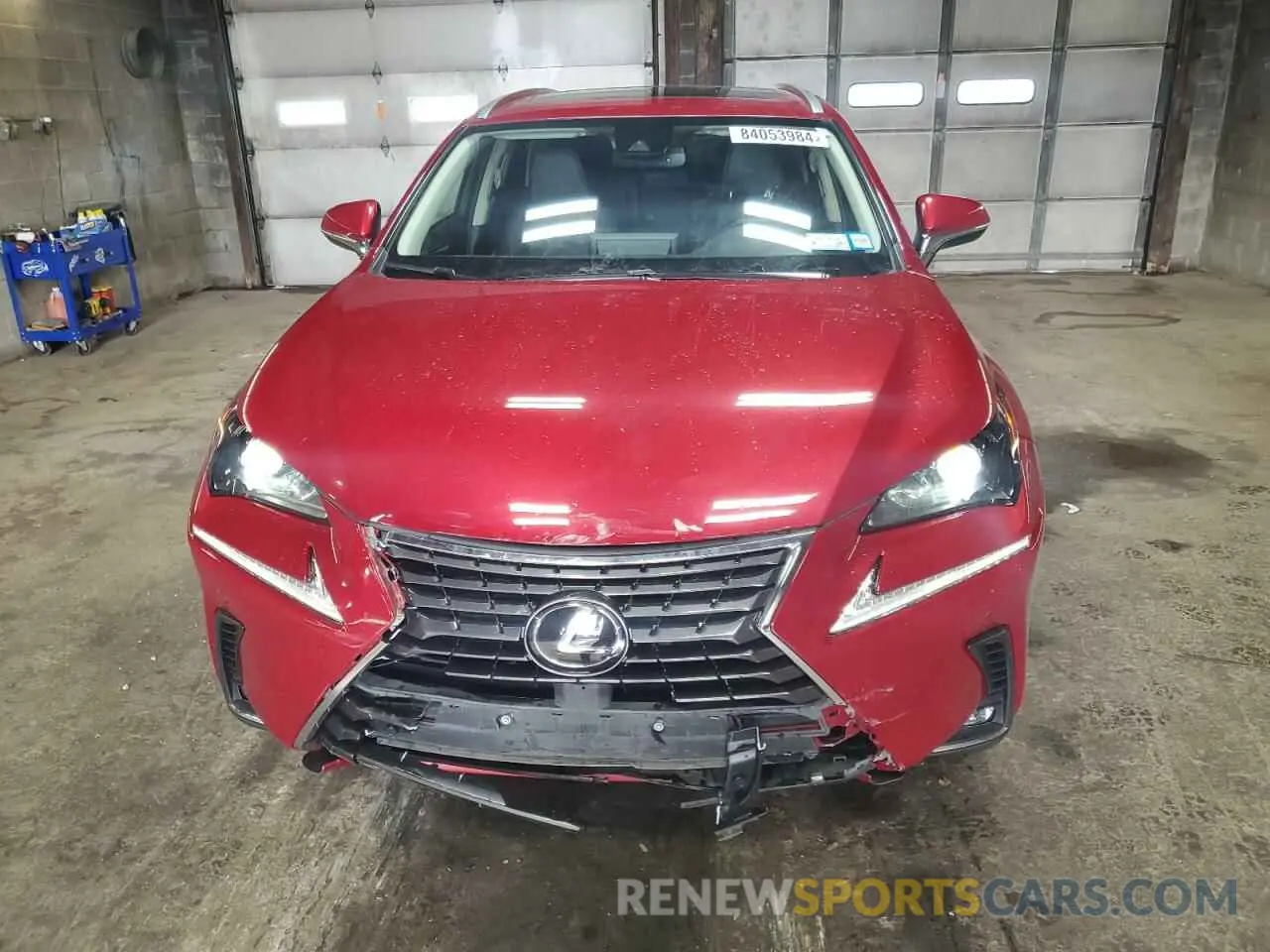 5 fotografías del automóvil dañado JTJGARDZ7L5018167 LEXUS NX 2020