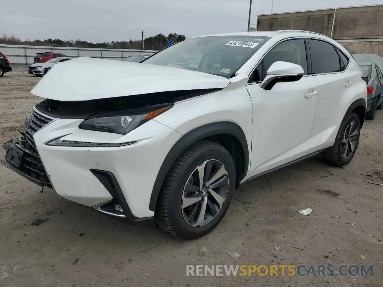 1 fotografías del automóvil dañado JTJGARDZ8L2220405 LEXUS NX 2020