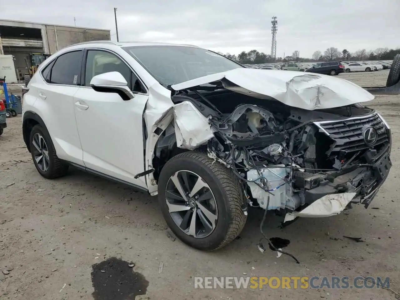 4 fotografías del automóvil dañado JTJGARDZ8L2220405 LEXUS NX 2020