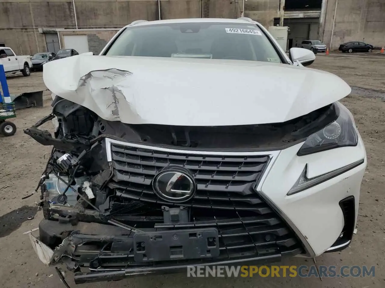5 fotografías del automóvil dañado JTJGARDZ8L2220405 LEXUS NX 2020