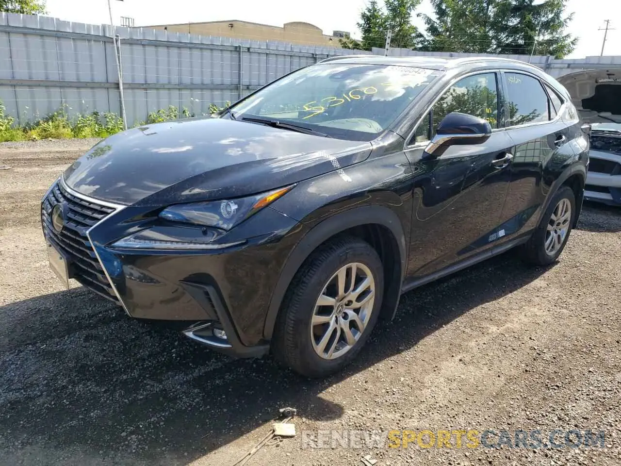 2 fotografías del automóvil dañado JTJGARDZ8L5008778 LEXUS NX 2020
