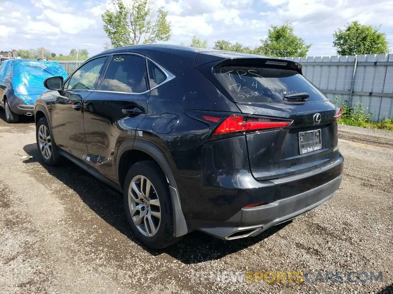 3 fotografías del automóvil dañado JTJGARDZ8L5008778 LEXUS NX 2020