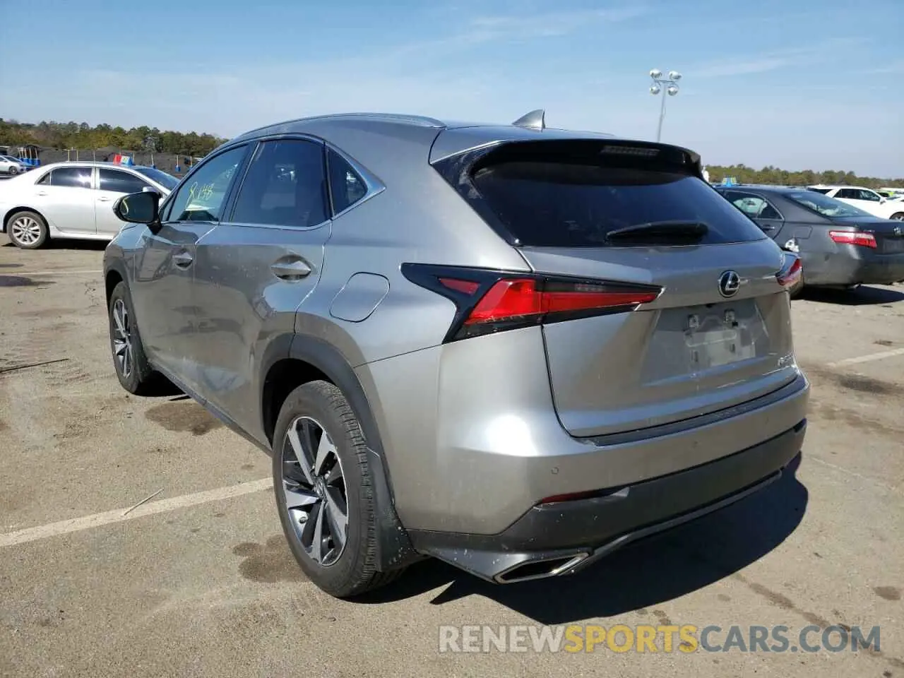 3 fotografías del automóvil dañado JTJGARDZXL5005137 LEXUS NX 2020