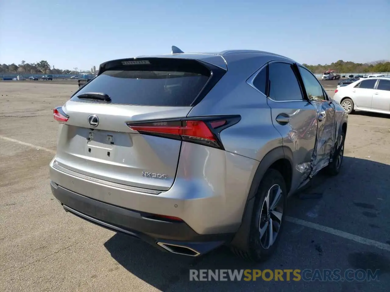 4 fotografías del automóvil dañado JTJGARDZXL5005137 LEXUS NX 2020