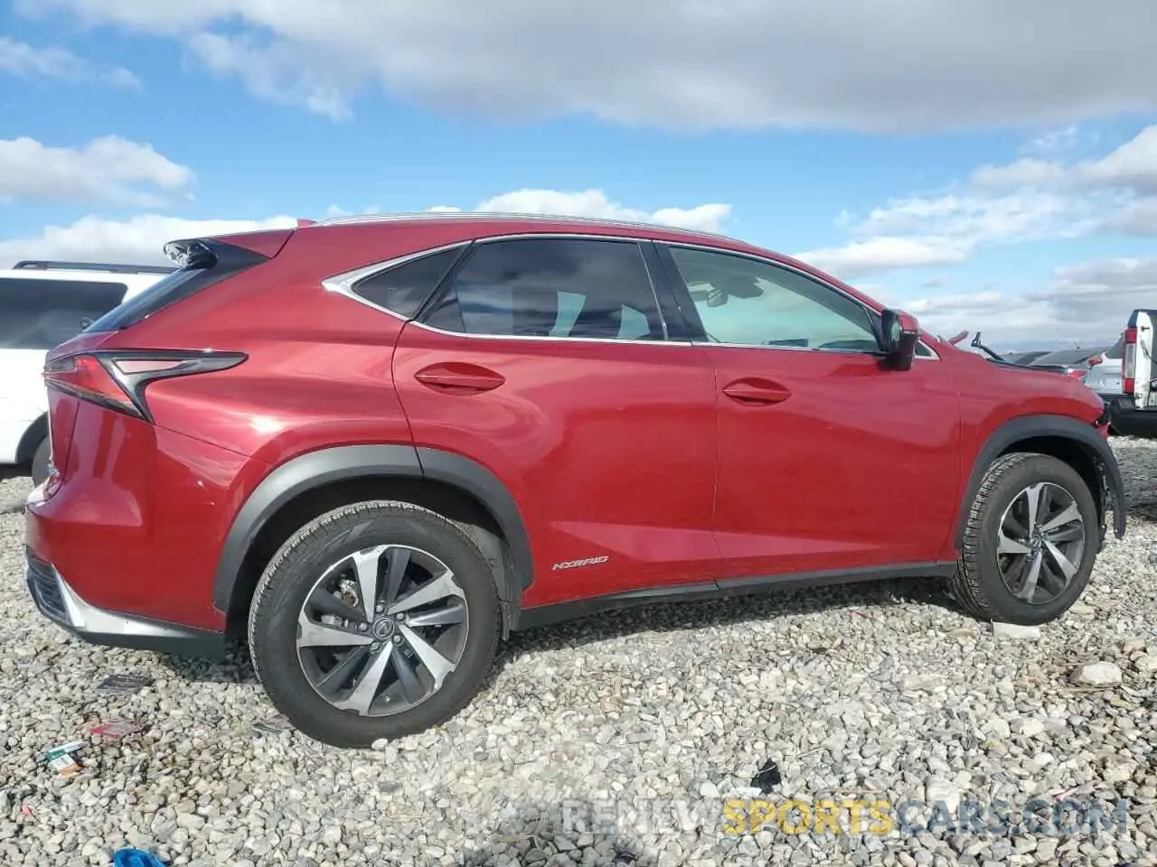 3 fotografías del automóvil dañado JTJGJRDZ0L2143996 LEXUS NX 2020
