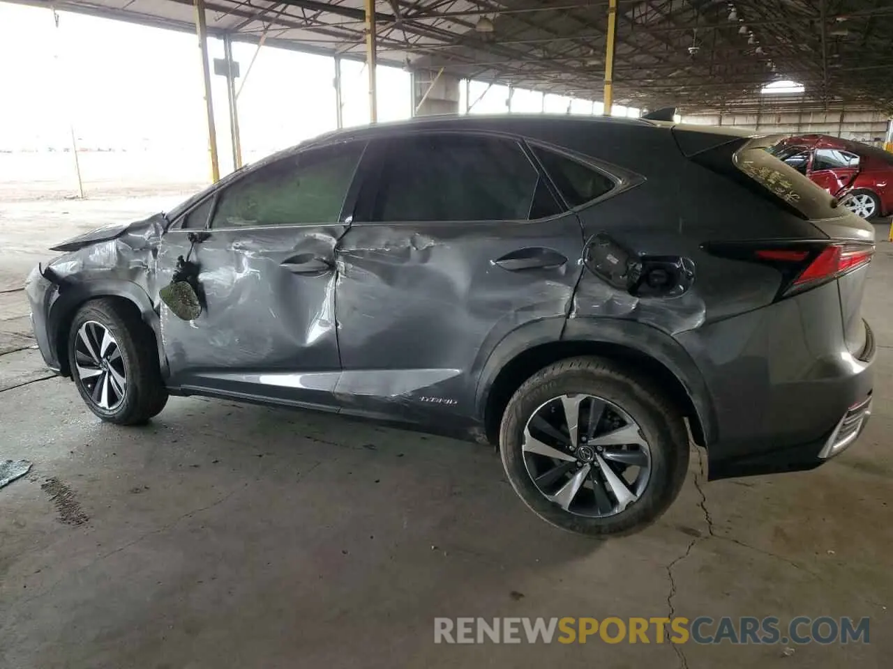 2 fotografías del automóvil dañado JTJGJRDZ0L2144419 LEXUS NX 2020