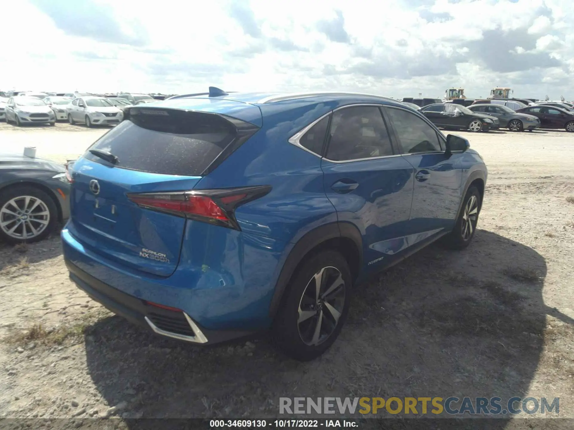 4 fotografías del automóvil dañado JTJGJRDZ1L2137947 LEXUS NX 2020
