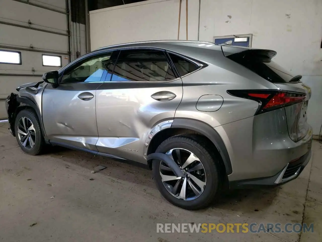 2 fotografías del automóvil dañado JTJGJRDZ2L2127220 LEXUS NX 2020