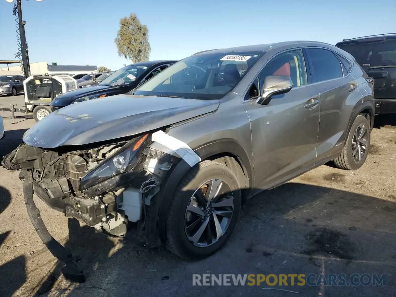 1 fotografías del automóvil dañado JTJGJRDZ2L2143384 LEXUS NX 2020