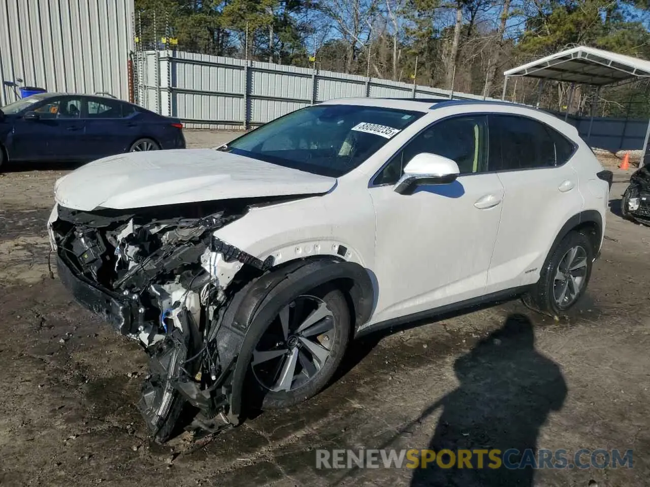 1 fotografías del automóvil dañado JTJGJRDZ2L5005343 LEXUS NX 2020