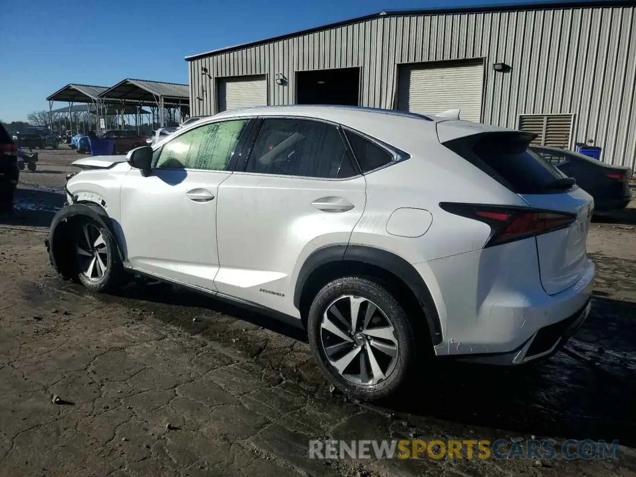2 fotografías del automóvil dañado JTJGJRDZ2L5005343 LEXUS NX 2020