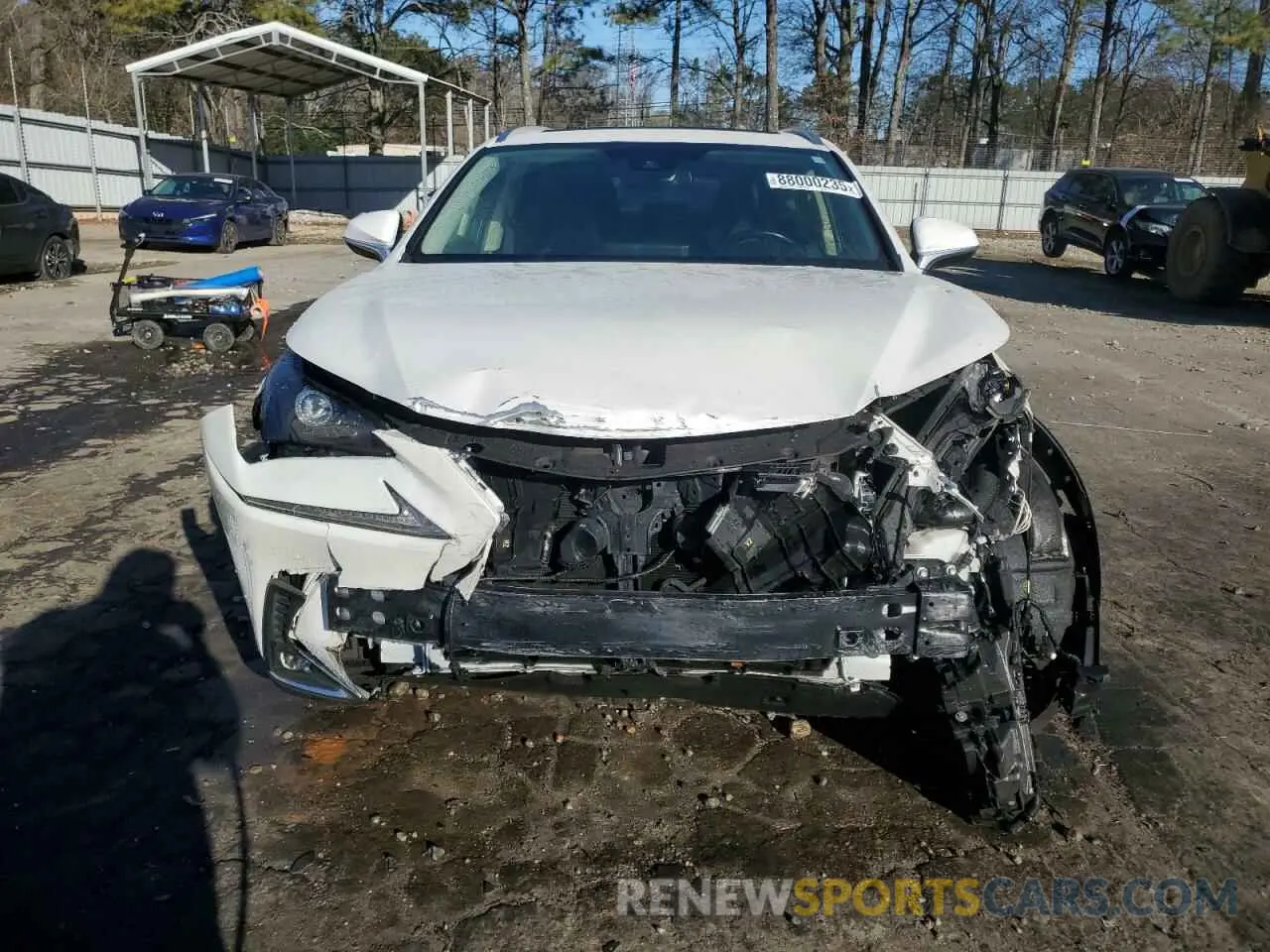 5 fotografías del automóvil dañado JTJGJRDZ2L5005343 LEXUS NX 2020
