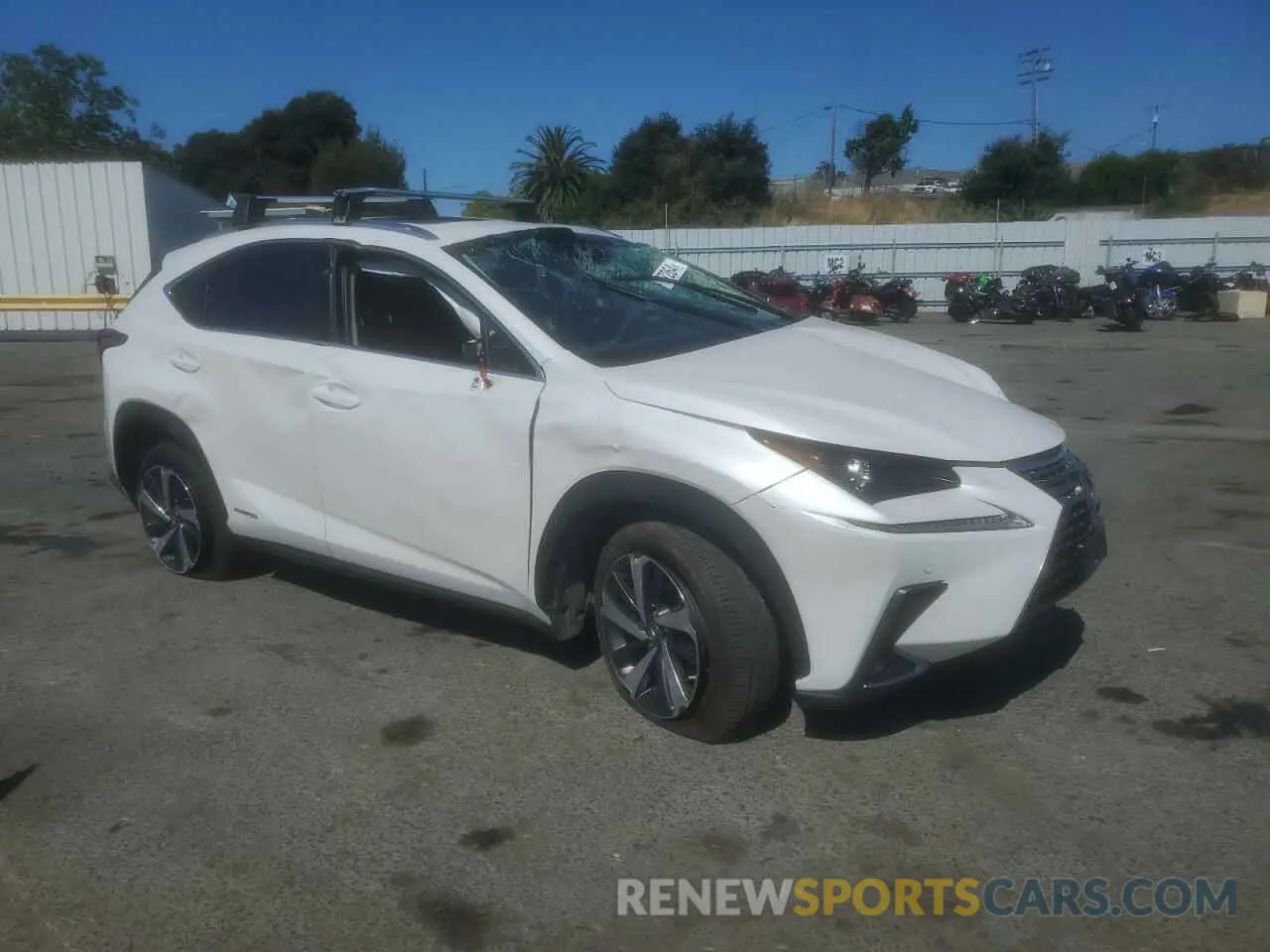 4 fotografías del automóvil dañado JTJGJRDZ3L2128067 LEXUS NX 2020