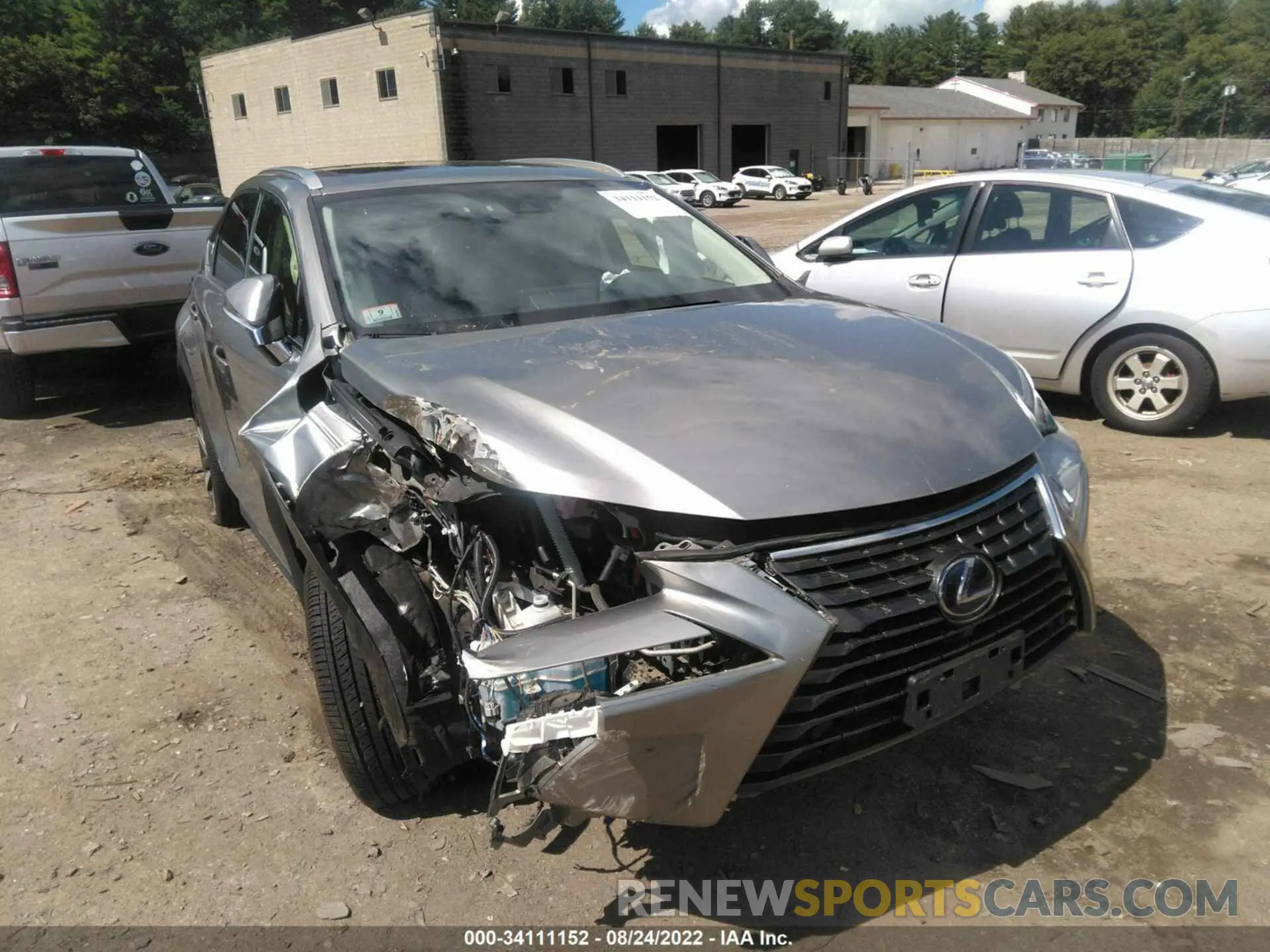 1 fotografías del automóvil dañado JTJGJRDZ3L2133639 LEXUS NX 2020