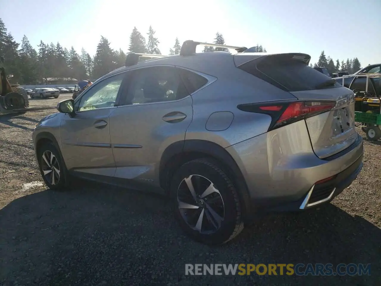 2 fotografías del automóvil dañado JTJGJRDZ3L2135195 LEXUS NX 2020