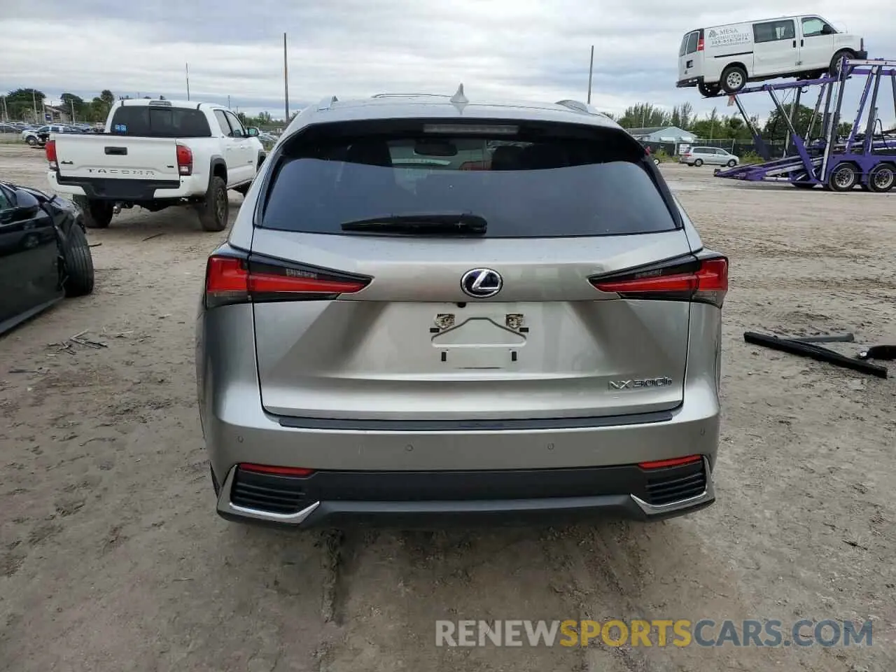 6 fotografías del automóvil dañado JTJGJRDZ5L5008088 LEXUS NX 2020