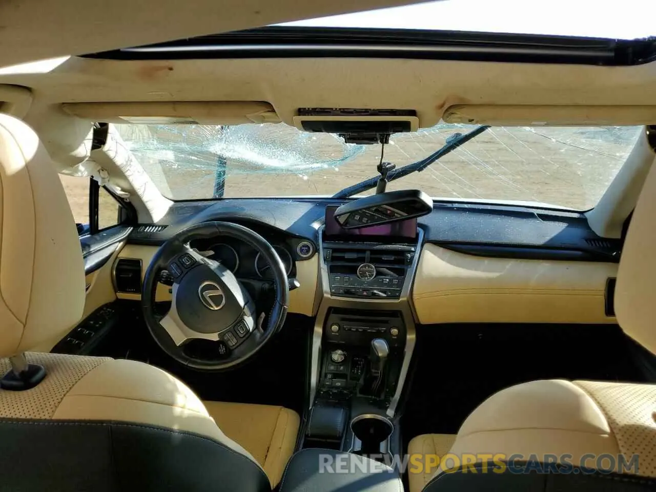 8 fotografías del automóvil dañado JTJGJRDZ6L5000372 LEXUS NX 2020