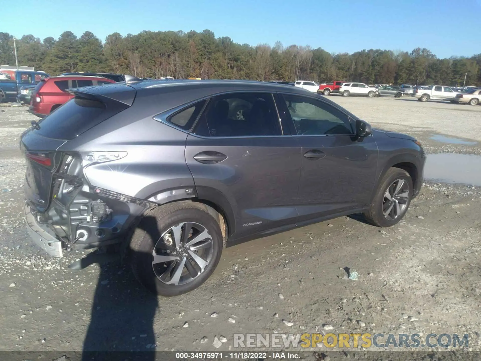 4 fotografías del automóvil dañado JTJGJRDZ7L2133935 LEXUS NX 2020