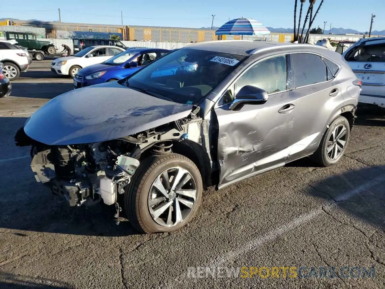 1 fotografías del automóvil dañado JTJGJRDZ7L5007007 LEXUS NX 2020
