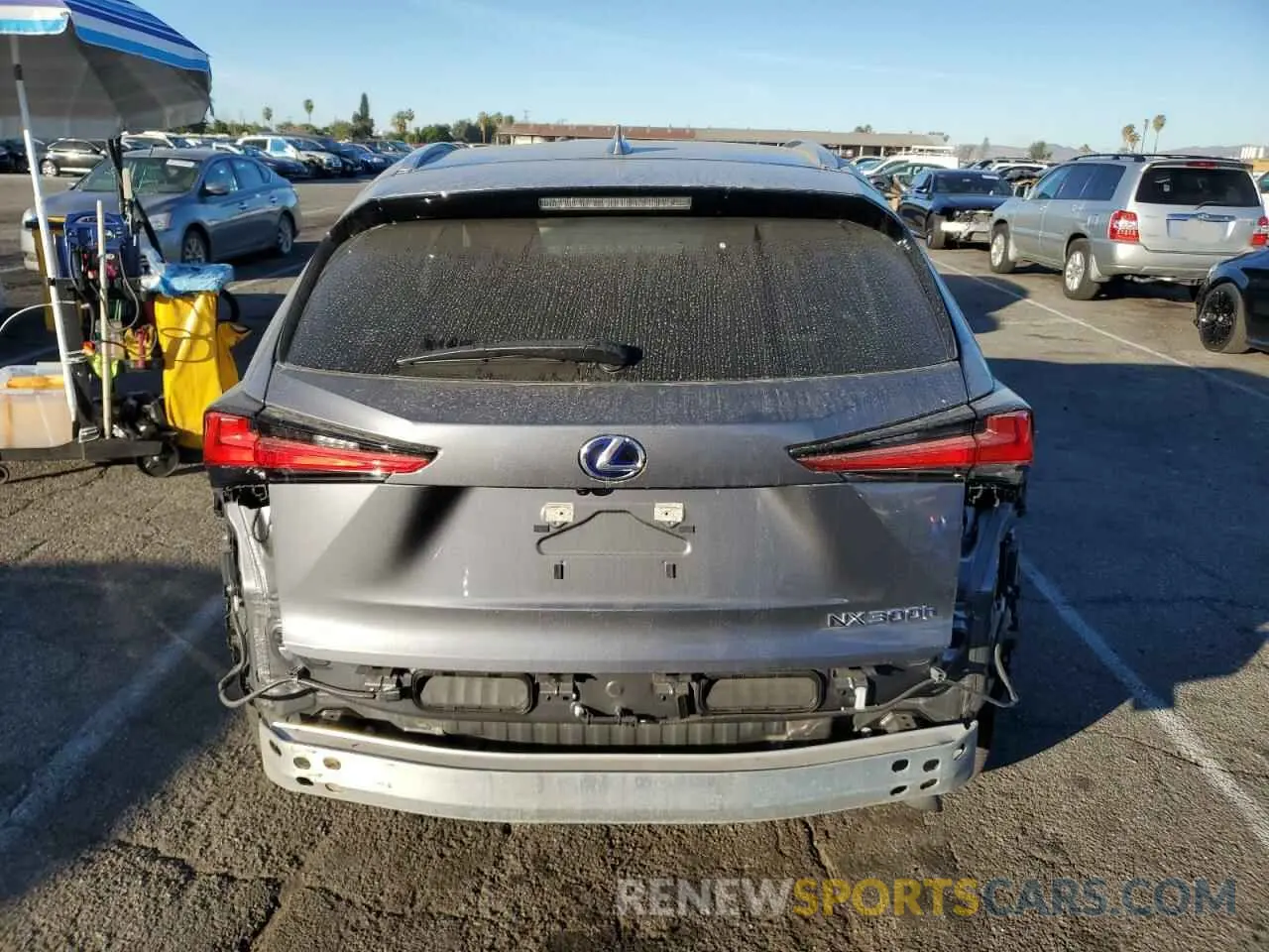 6 fotografías del automóvil dañado JTJGJRDZ7L5007007 LEXUS NX 2020