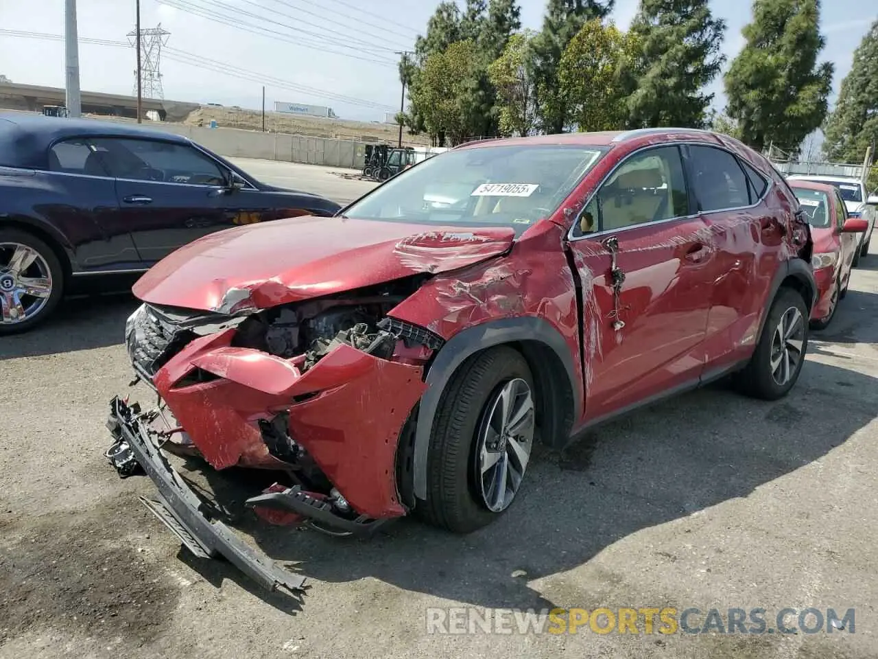 1 fotografías del automóvil dañado JTJGJRDZ7L5009324 LEXUS NX 2020