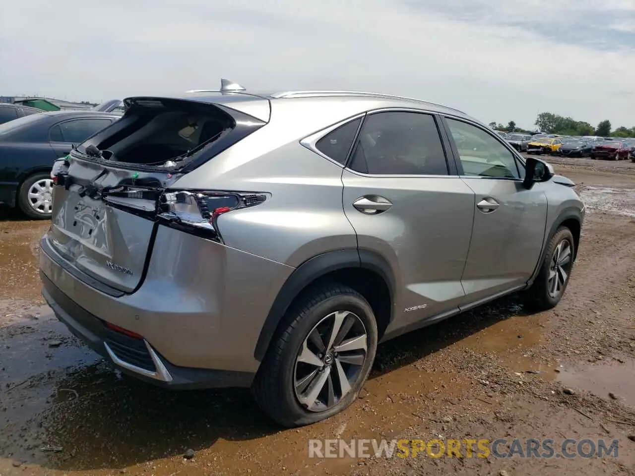 3 fotografías del automóvil dañado JTJGJRDZ8L2135094 LEXUS NX 2020