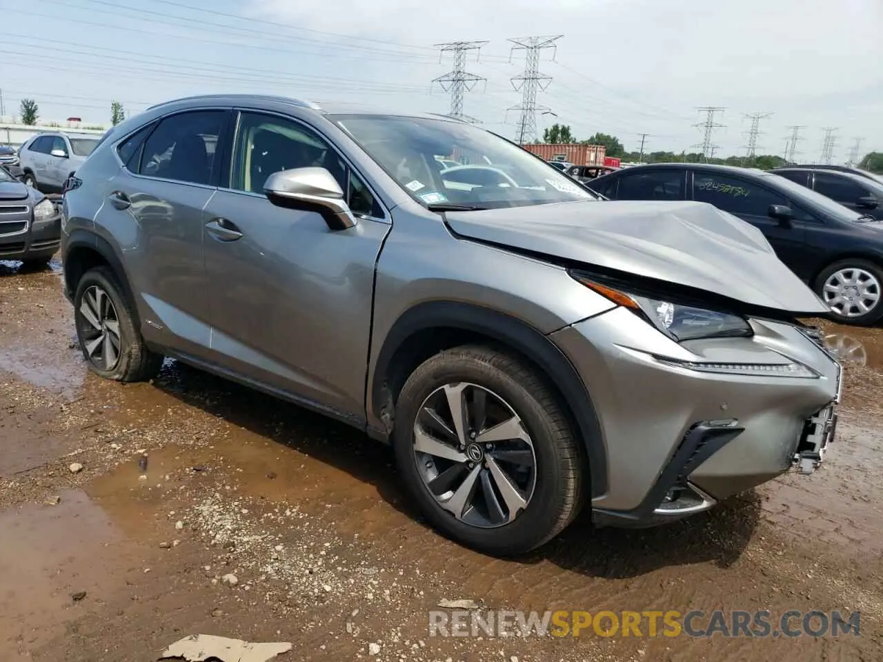 4 fotografías del automóvil dañado JTJGJRDZ8L2135094 LEXUS NX 2020