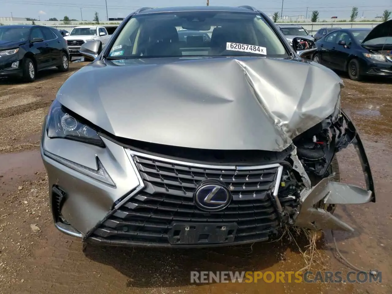 5 fotografías del automóvil dañado JTJGJRDZ8L2135094 LEXUS NX 2020
