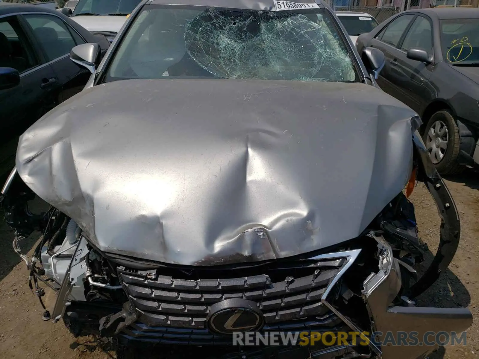 7 fotografías del automóvil dañado JTJGJRDZ8L2139744 LEXUS NX 2020