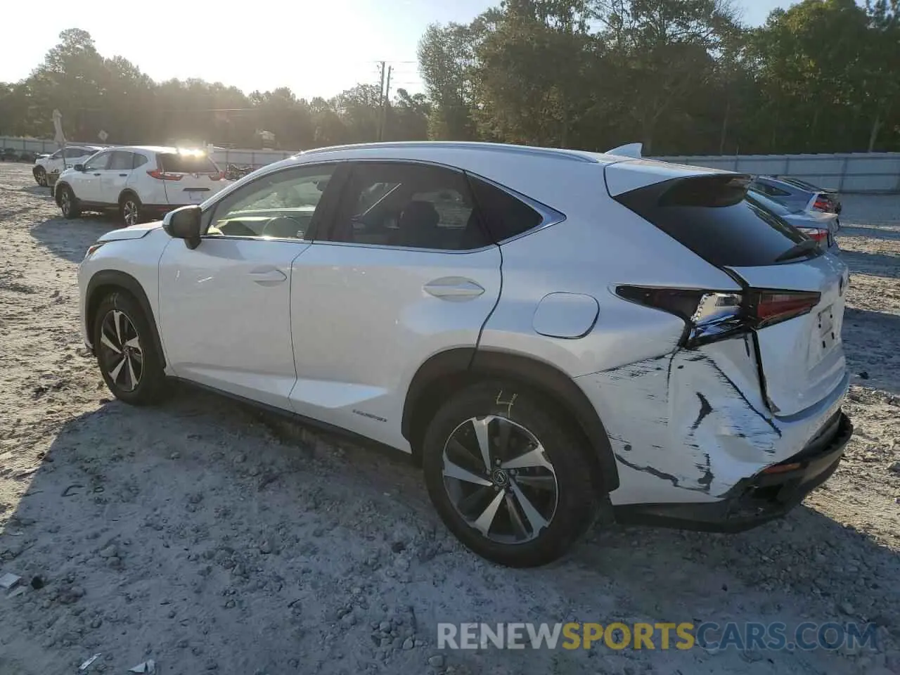 2 fotografías del automóvil dañado JTJGJRDZ8L5008327 LEXUS NX 2020