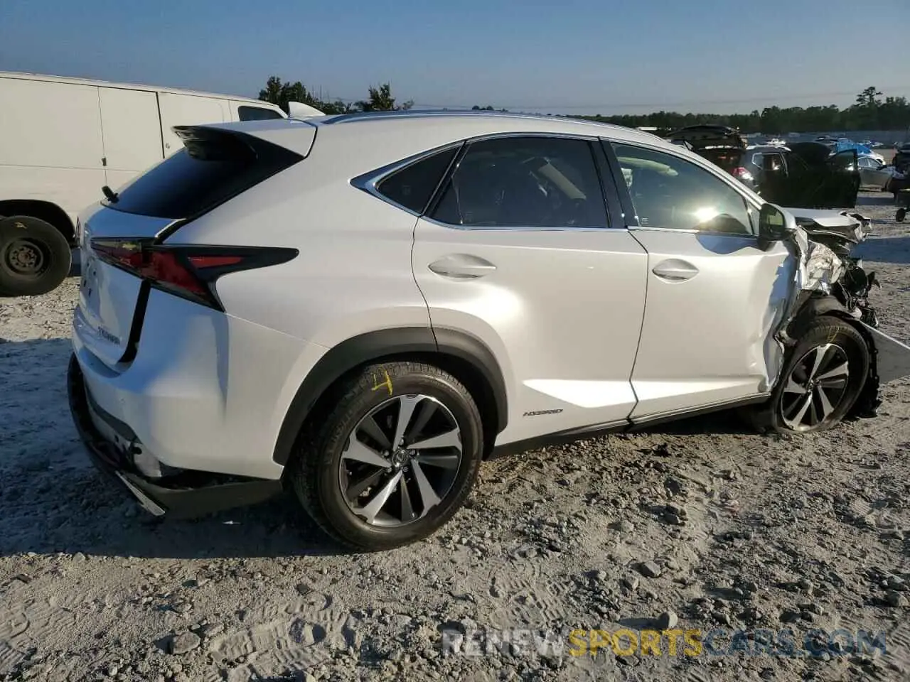 3 fotografías del automóvil dañado JTJGJRDZ8L5008327 LEXUS NX 2020