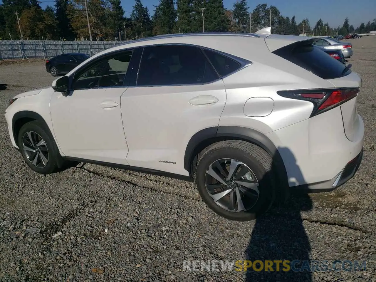 2 fotografías del automóvil dañado JTJGJRDZ9L5000110 LEXUS NX 2020
