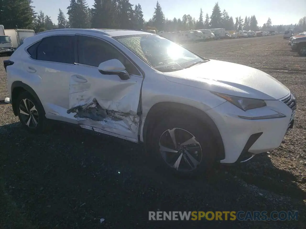 4 fotografías del automóvil dañado JTJGJRDZ9L5000110 LEXUS NX 2020