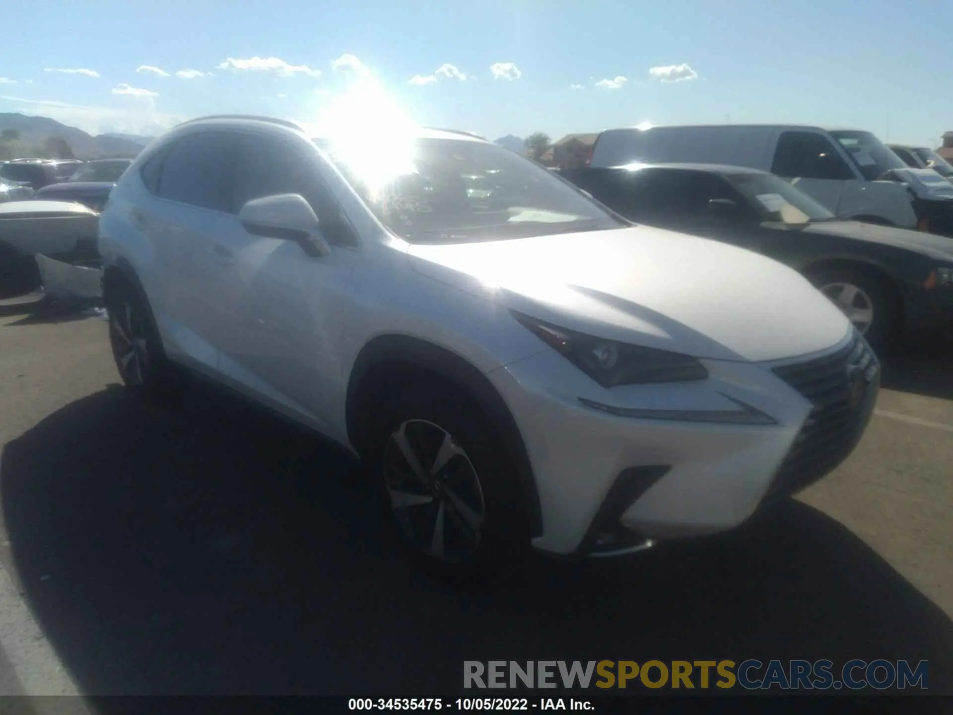 1 fotografías del automóvil dañado JTJGJRDZXL5010192 LEXUS NX 2020