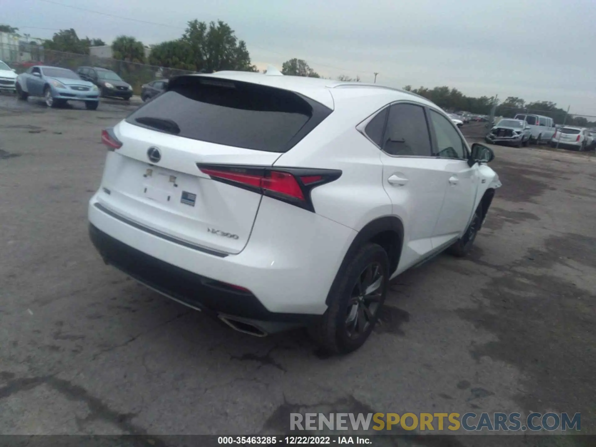 4 fotografías del automóvil dañado JTJJARBZ1L5015466 LEXUS NX 2020