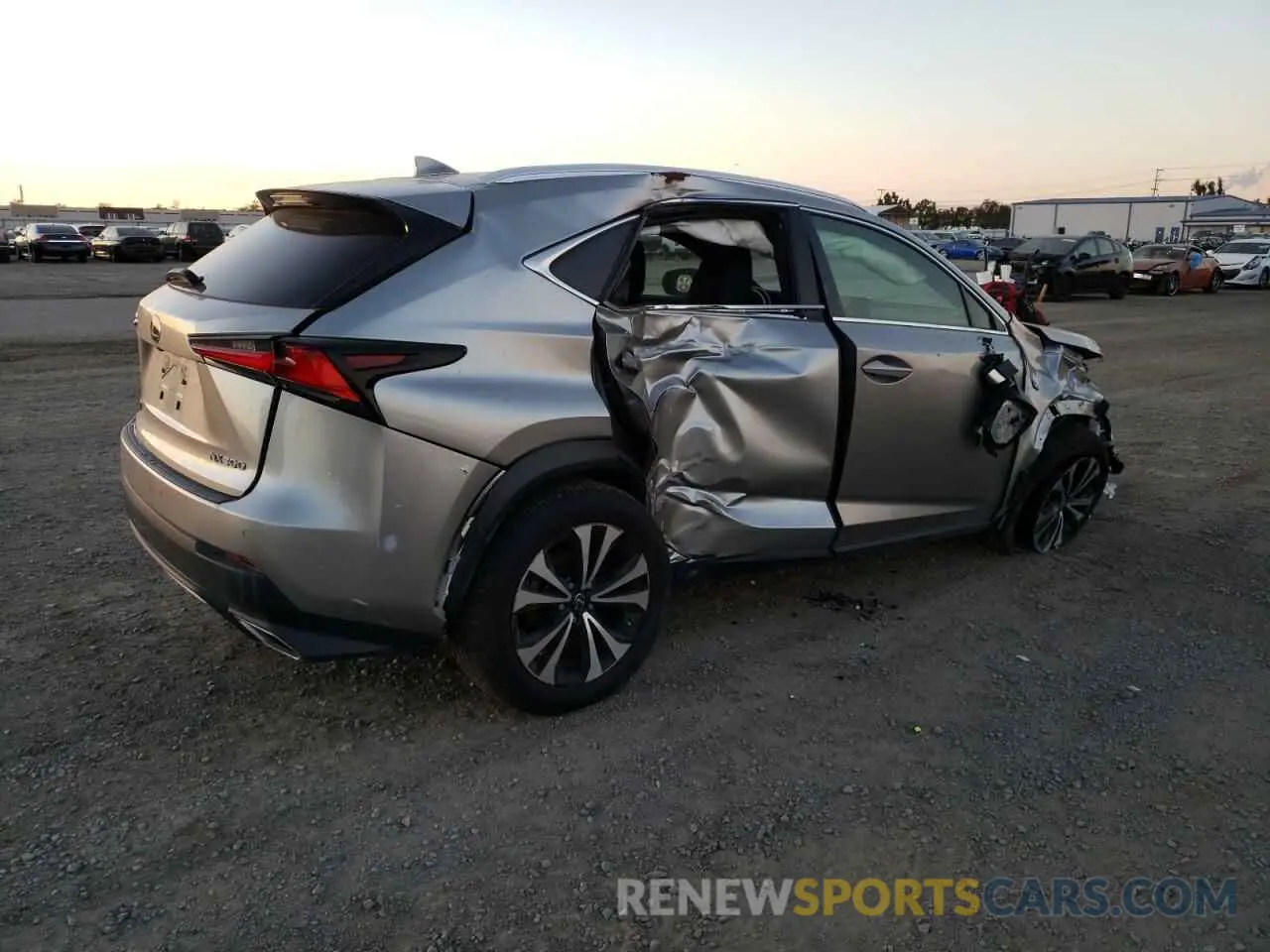 3 fotografías del automóvil dañado JTJSARDZ1L5002217 LEXUS NX 2020