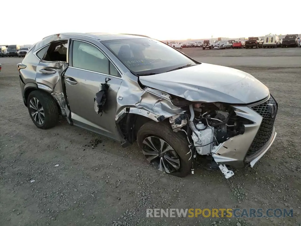 4 fotografías del automóvil dañado JTJSARDZ1L5002217 LEXUS NX 2020