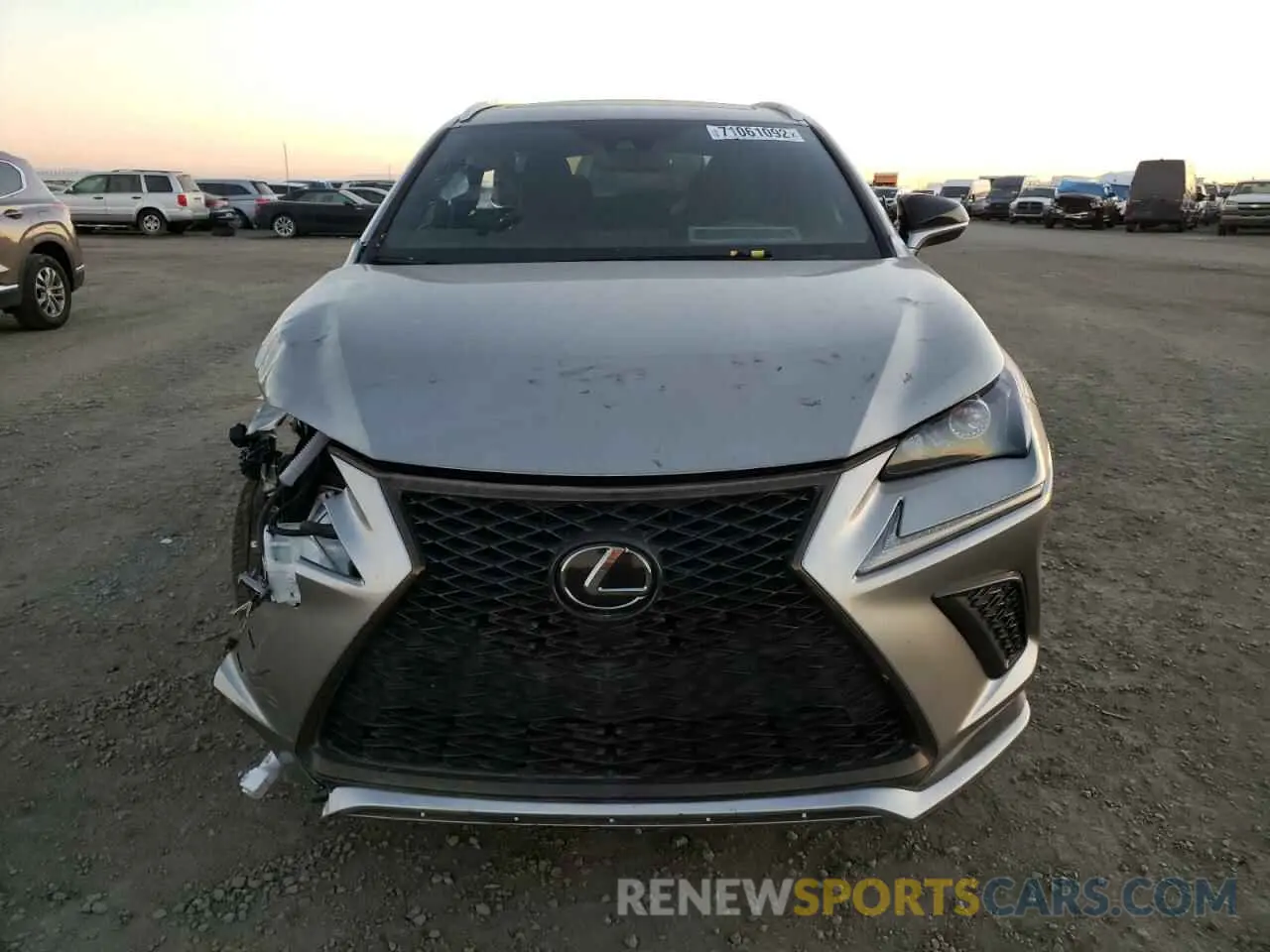 5 fotografías del automóvil dañado JTJSARDZ1L5002217 LEXUS NX 2020