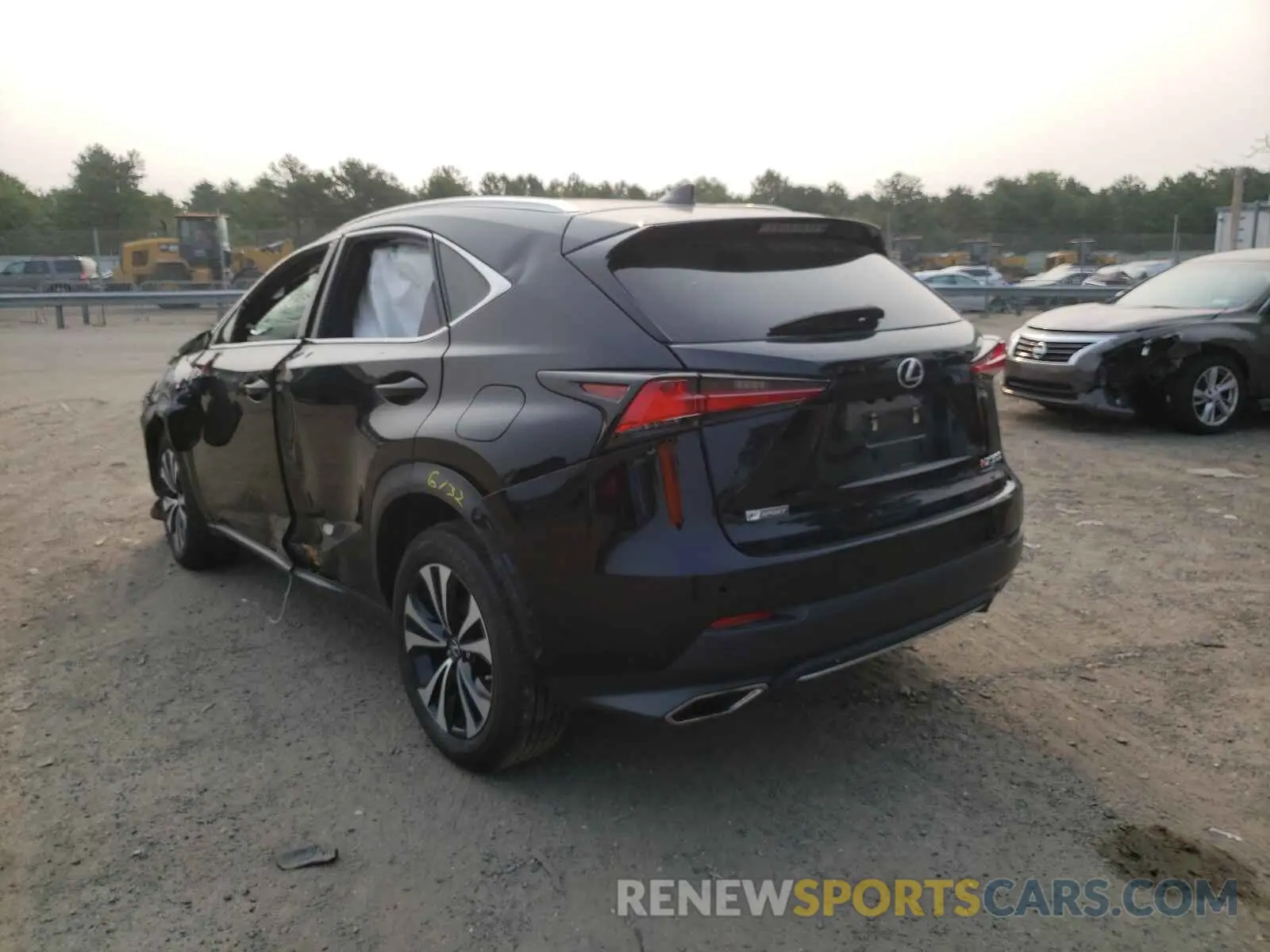 3 fotografías del automóvil dañado JTJSARDZ4L2226714 LEXUS NX 2020