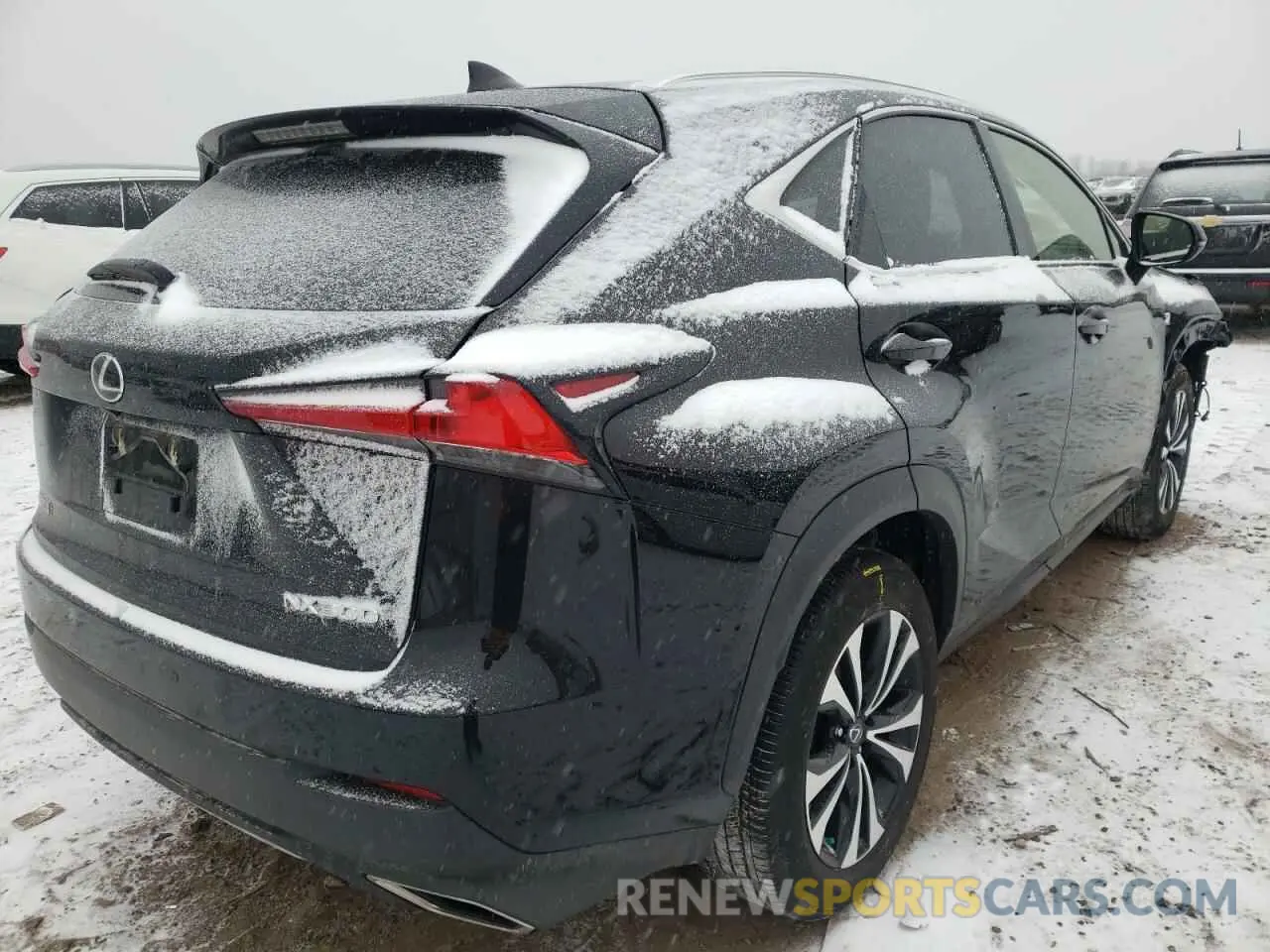 4 fotografías del automóvil dañado JTJSARDZ4L2231900 LEXUS NX 2020