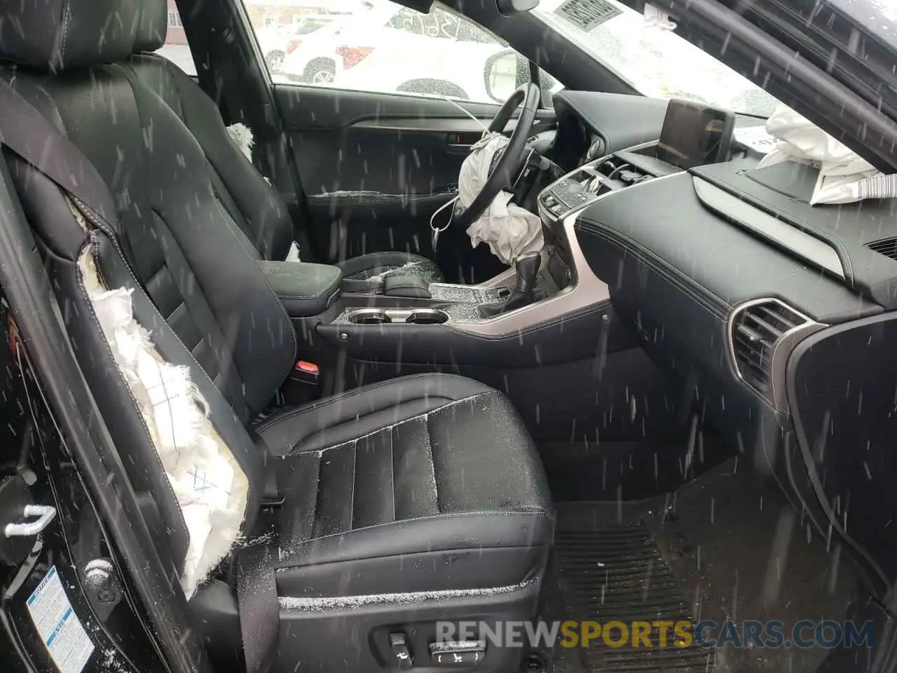 5 fotografías del automóvil dañado JTJSARDZ4L2231900 LEXUS NX 2020