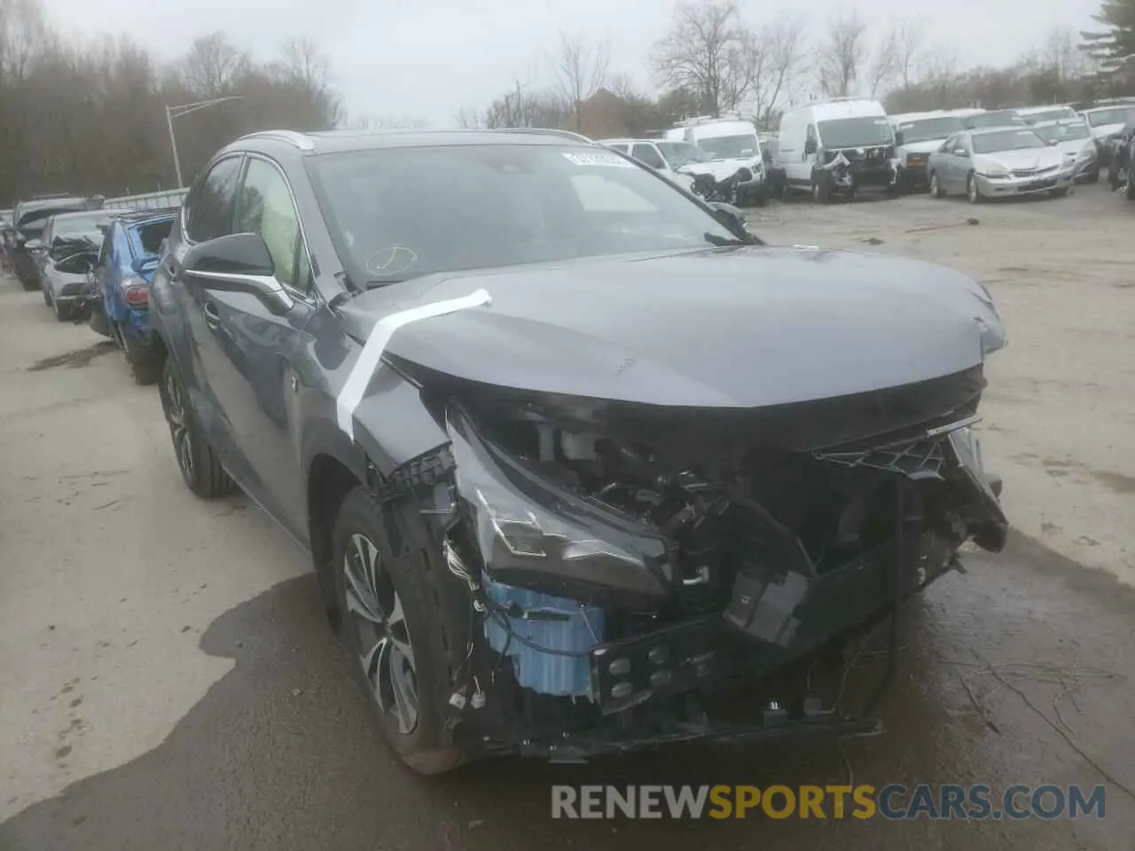1 fotografías del automóvil dañado JTJSARDZ8L2233973 LEXUS NX 2020