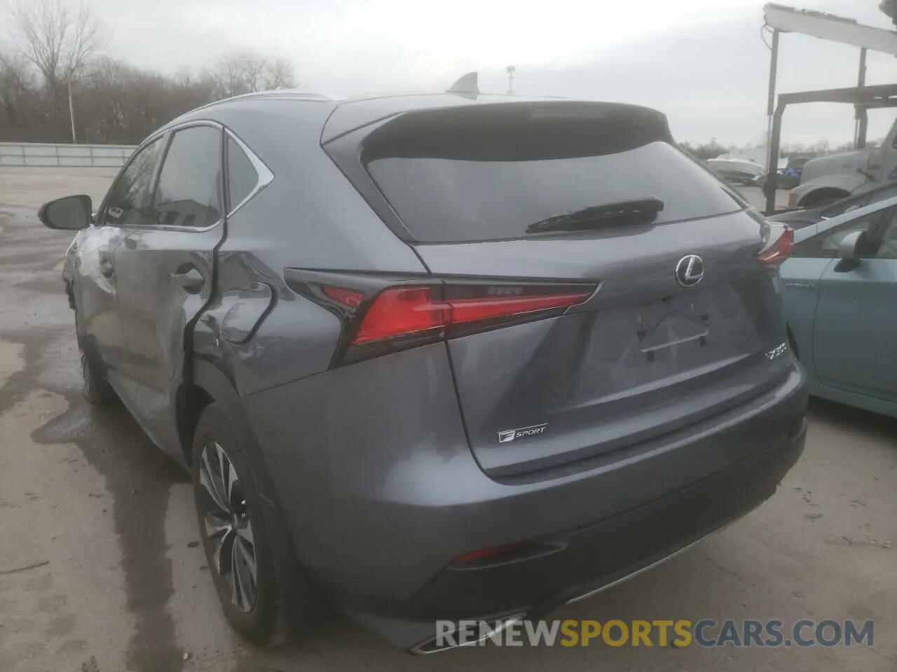 3 fotografías del automóvil dañado JTJSARDZ8L2233973 LEXUS NX 2020