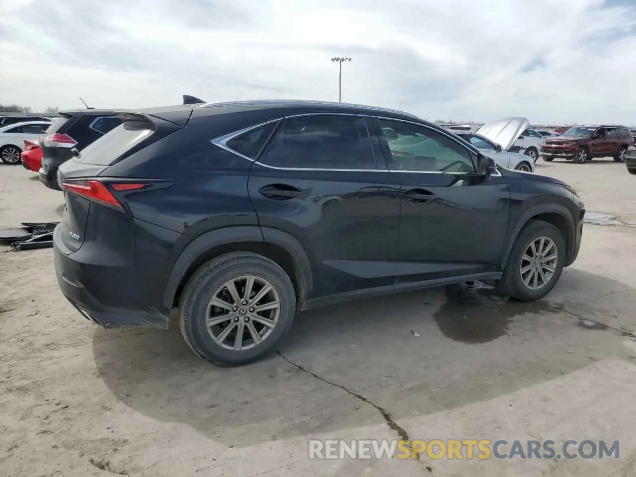 3 fotografías del automóvil dañado JTJDARBZ0M2193126 LEXUS NX 2021