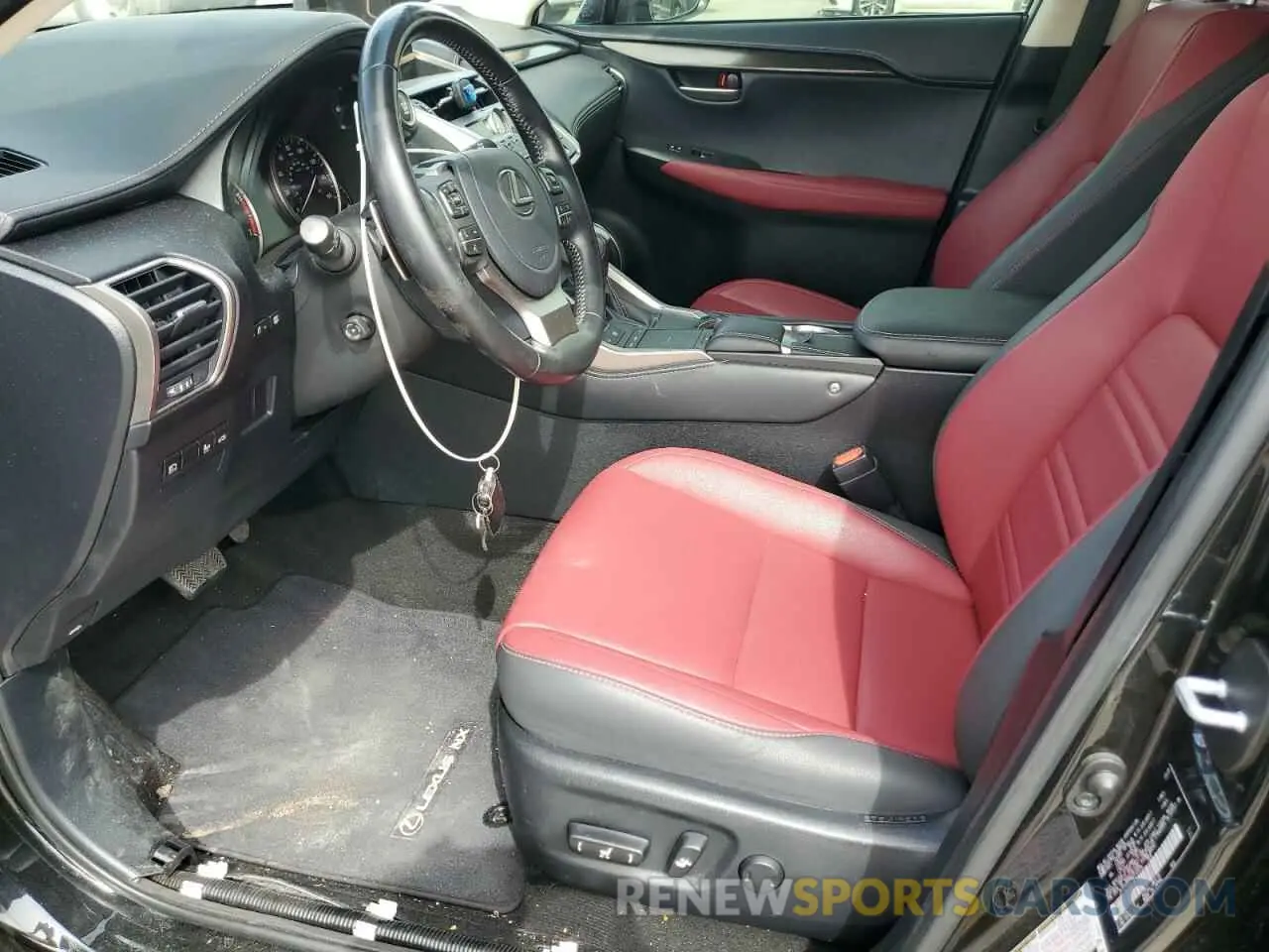 7 fotografías del automóvil dañado JTJDARBZ0M2193126 LEXUS NX 2021