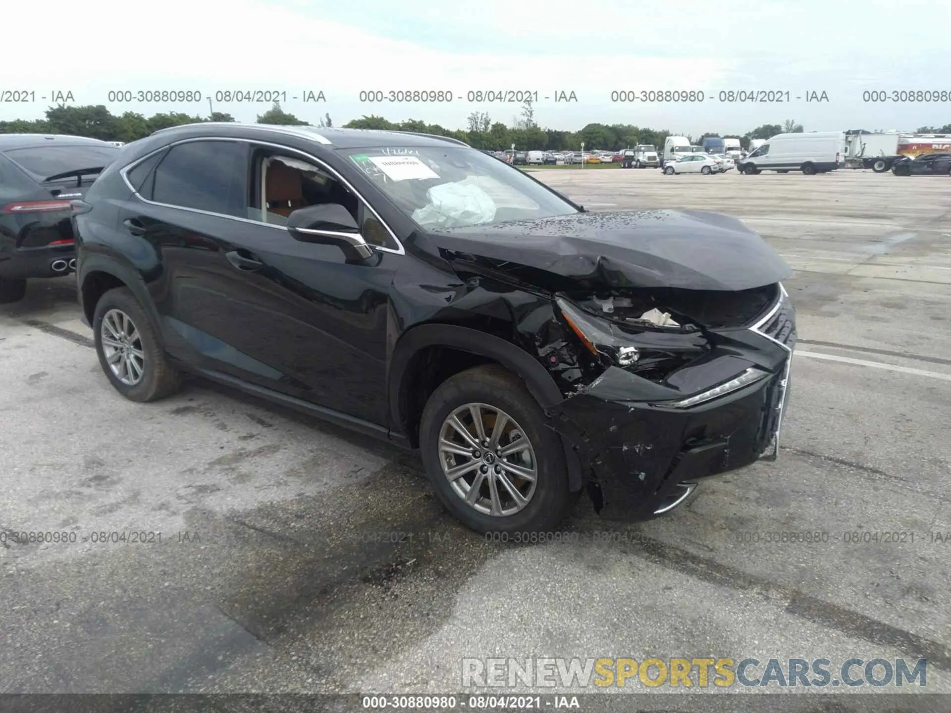 1 fotografías del automóvil dañado JTJDARBZ0M2197273 LEXUS NX 2021